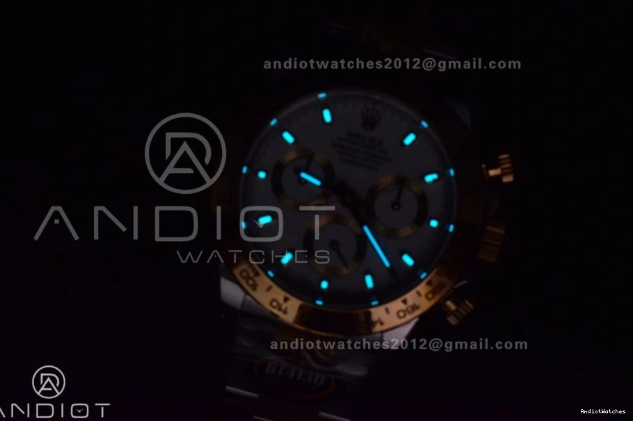 904L 757 BTF SS White Case and Daytona Best Edition SA 116503 Neat Dial Bracelet 1:1 0506